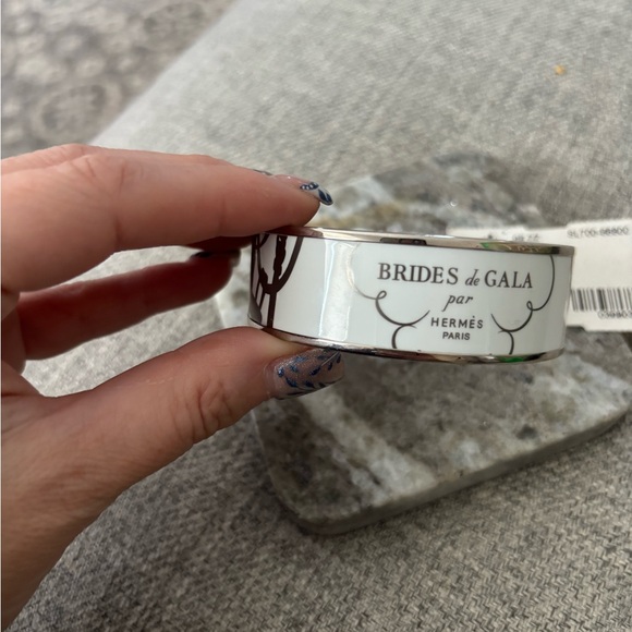 Hermès Brides de Gala Black and White Bangle - Picture 3 of 4